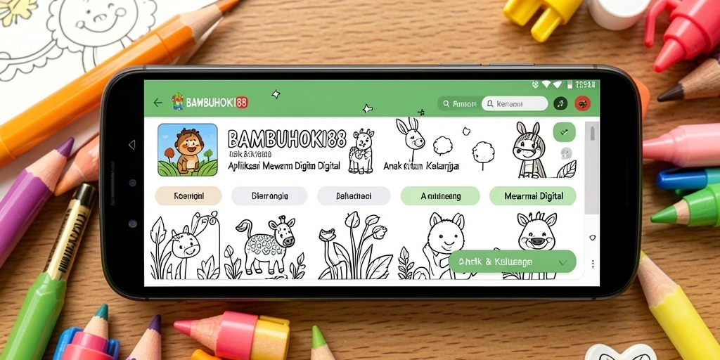 Tampilan antarmuka aplikasi Mewarnai Digital BAMBUHOKI88 yang menarik.