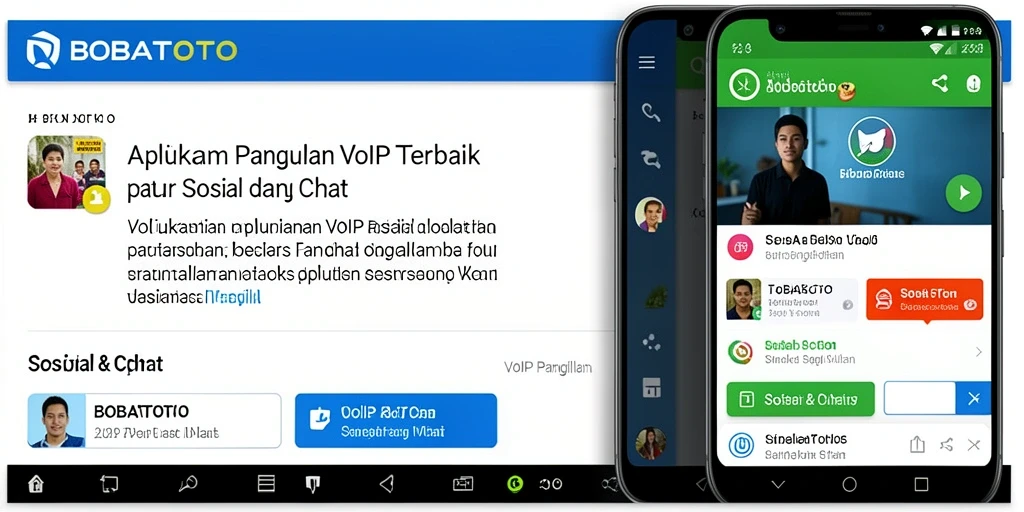 Tampilan antarmuka BOBATOTO dengan fitur VoIP Panggilan yang menarik.