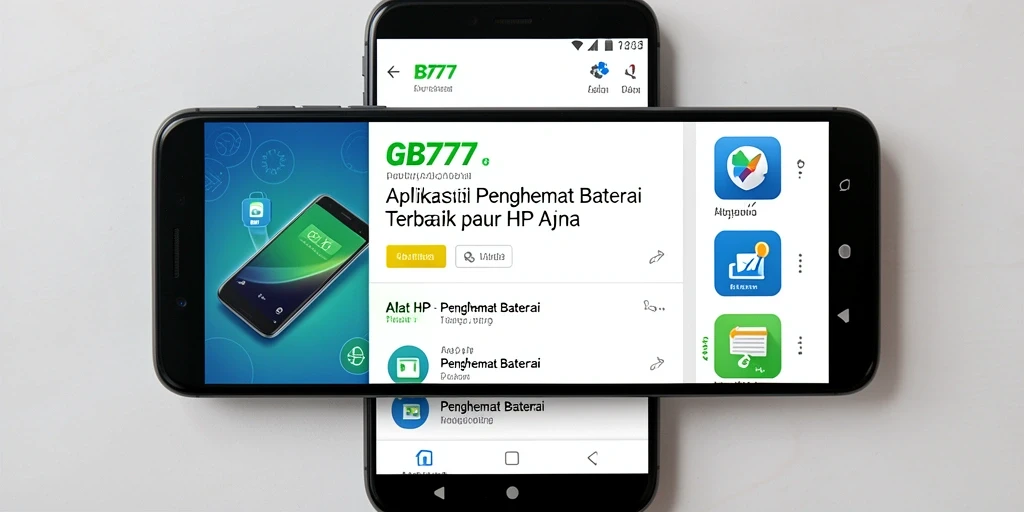 Tampilan antarmuka GB777 yang sederhana dan informatif.