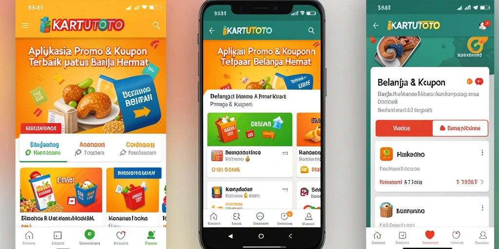 Tampilan antarmuka aplikasi KARTUTOTO yang menarik dan mudah digunakan.