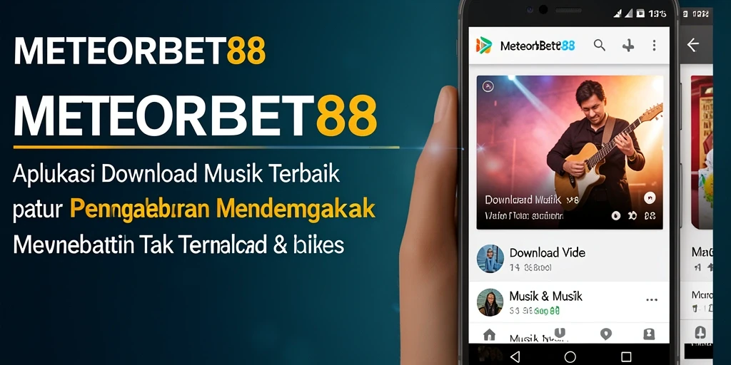 Tampilan antarmuka METEORBET88 yang intuitif untuk Download Musik.