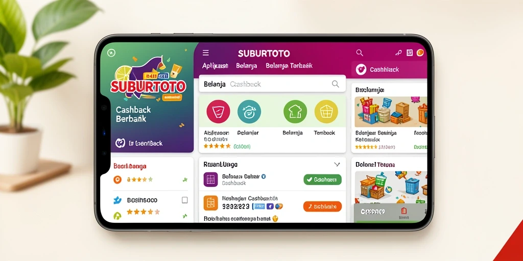 Antarmuka SUBURTOTO menampilkan fungsi Cashback yang jelas dan mudah dipahami.